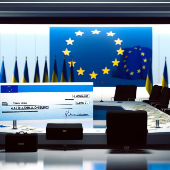 Ukraine Secures 4.5 Billion Euros from EU in March