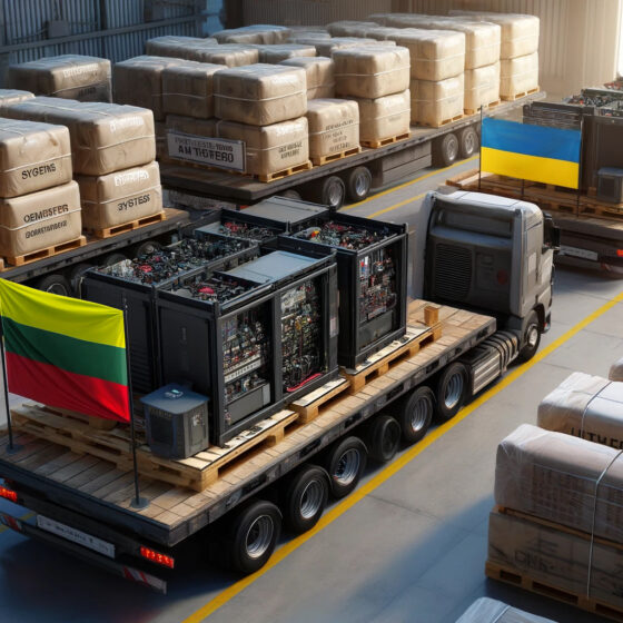 Lithuania Delivers Military Aid to Ukraine Including Anti-Drone Systems and Generators