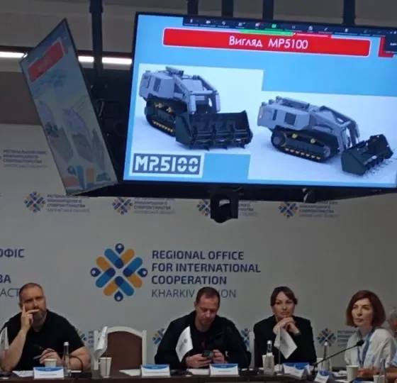 Kharkiv Enterprise Innovates with New Demining Machine Development