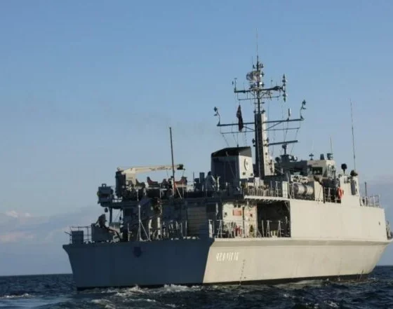 UK Transfers Two Minesweepers to Ukraine, Now Docked in Portsmouth for Crew Training