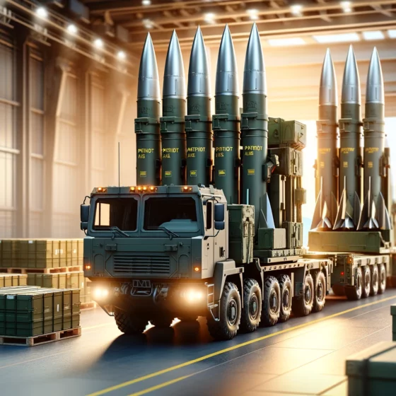 Ukraine Receives Missiles for Patriot Air Defense Systems