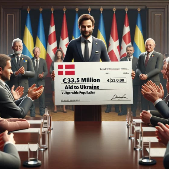 Denmark Announces €33.5 Million Aid Package for Ukraine’s Vulnerable Populations