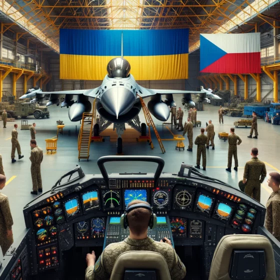 Ukraine Receives Its First F-16 Fighter Simulator from the Czech Republic