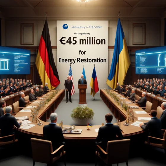 Germany Allocates €45 Million to Restore Ukraine’s Energy Sector