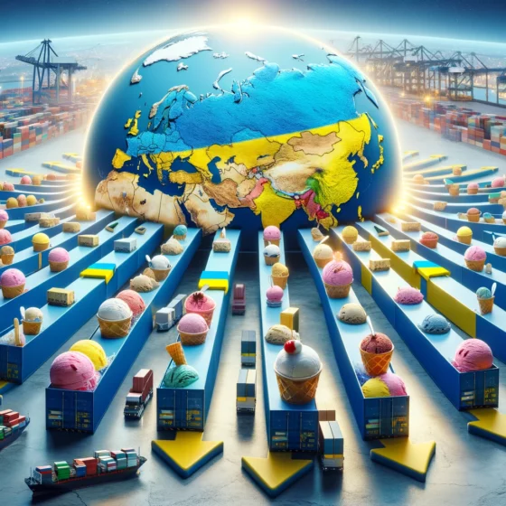Record-Breaking Exports for Ukrainian Ice Cream: Top Importing Countries Revealed
