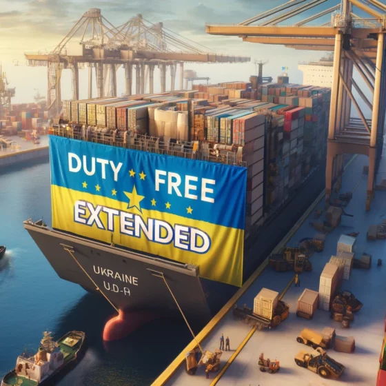 EU Extends Duty-Free Trade with Ukraine for Another Year
