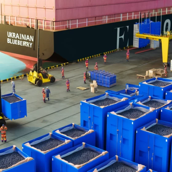 Ukrainian Blueberry Exports Hit Record High Despite Challenges