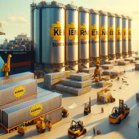 Kernel Achieves Milestone with One Million Tons of Sunflower Oil Exported