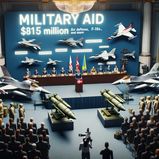Denmark to Allocate Over $815 Million in Military Aid to Ukraine: Air Defense, F-16s, and More