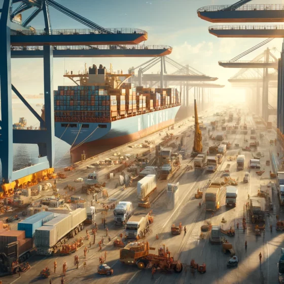 Ukrainian Seaports Double Cargo Turnover in April 2024