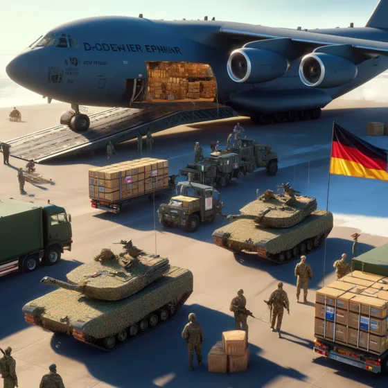 Germany Delivers New Batch of Military Aid Including Leopard Tanks to Ukraine