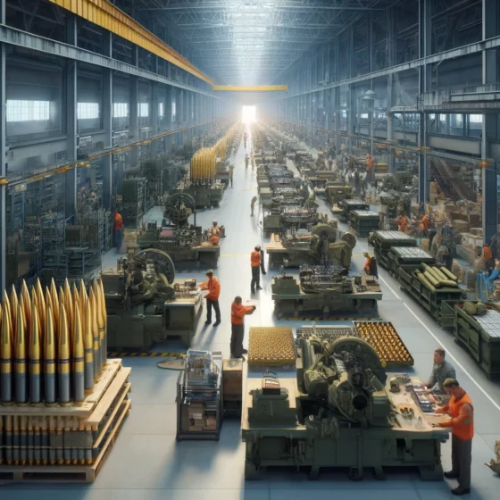 A Factory Opened in the USA to Produce Artillery Shells for Ukraine