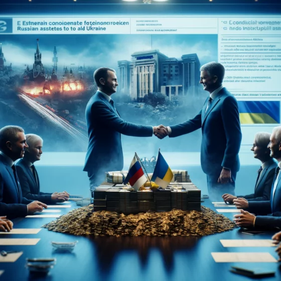 Estonia Confiscates Frozen Russian Assets to Aid Ukraine