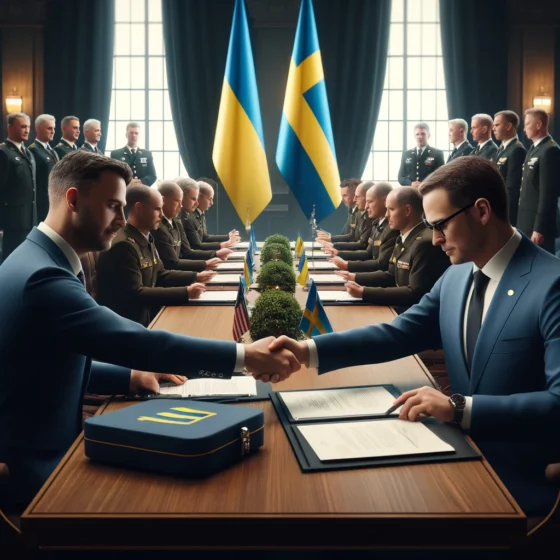 Ukraine and Sweden Sign Security Agreement