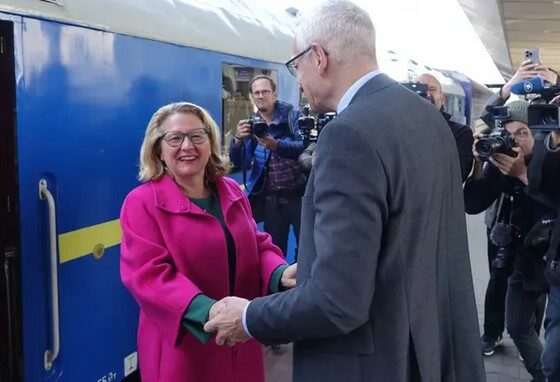 German Development Minister Svenja Schulze Makes Unscheduled Visit to Kyiv