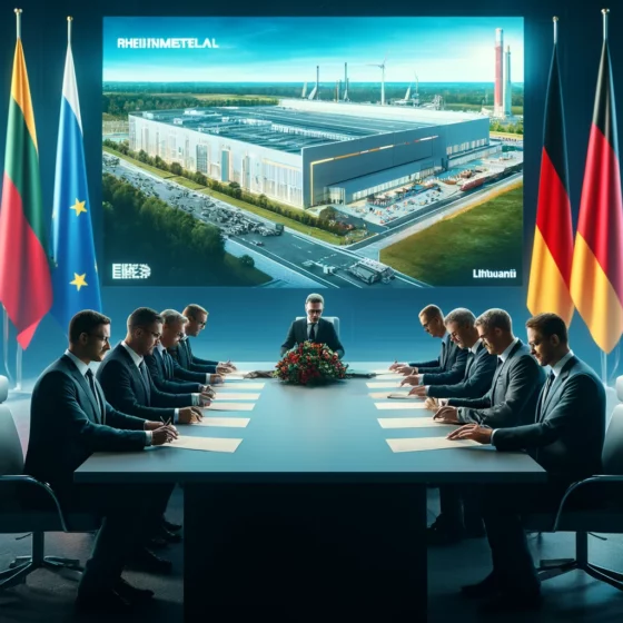 Lithuania Signs Contract with Rheinmetall for Construction of Arms Plant
