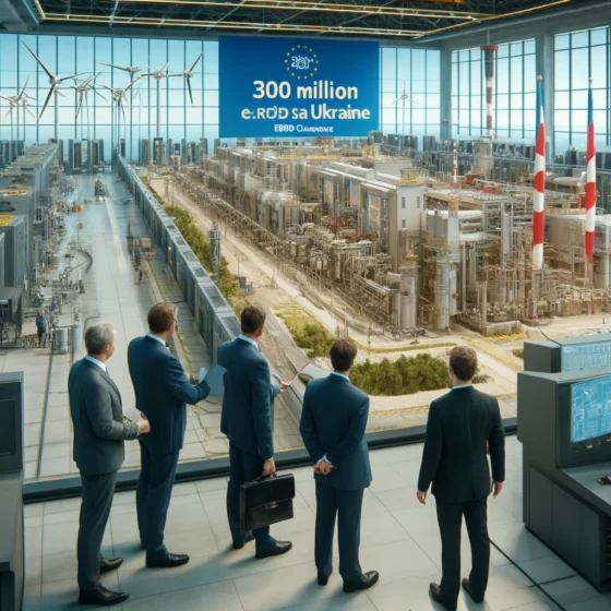 EBRD to Allocate 300 Million Euros to Ukraine for Energy Sector Support