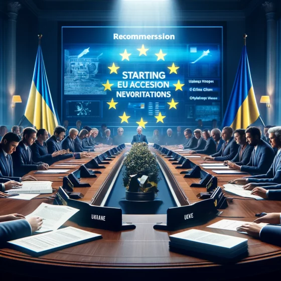 European Commission Recommends Starting EU Accession Negotiations for Ukraine