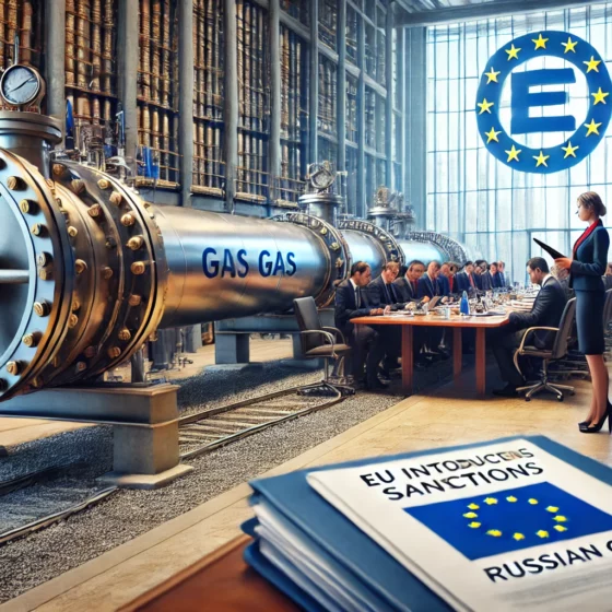 EU Introduces Sanctions on Russian Gas for the First Time