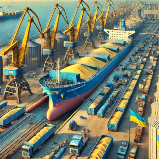 Ukraine’s Grain Exports Near 50 Million Tons for Current Season