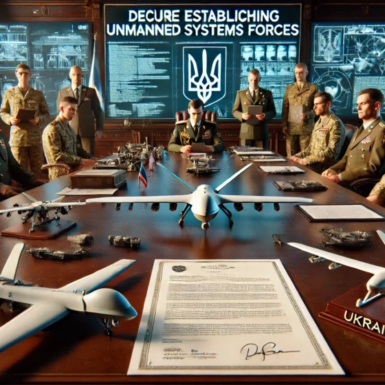Zelensky Signs Decree Establishing Unmanned Systems Forces in Ukraine