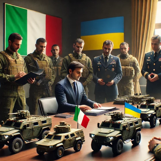 Italy to Purchase €20 Billion Worth of Armored Vehicles for Ukraine