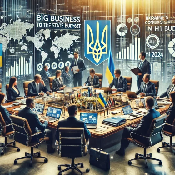 Ukraine’s Big Business Contributes Significantly to State Budget in H1 2024