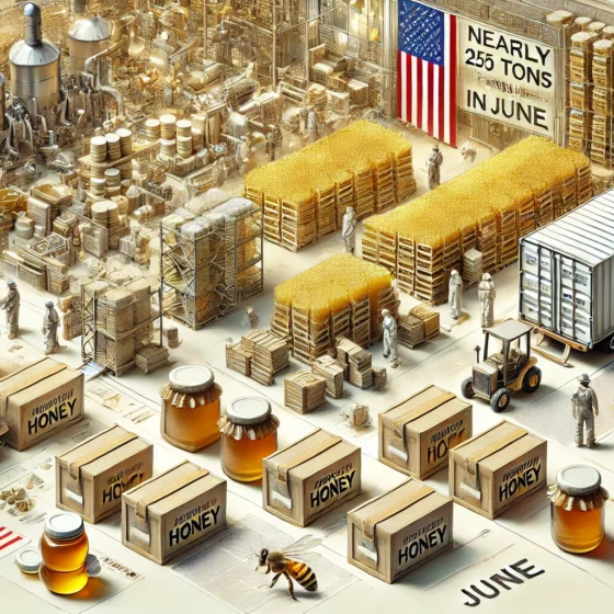 Nearly 250 Tons of Ukrainian Honey Exported to the USA in June