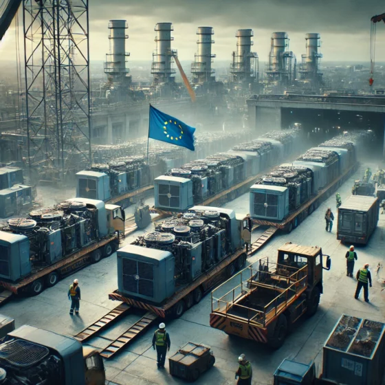 EU Hands Over 68 Generators to Ukrainian Critical Infrastructure