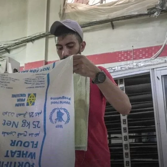 Ukraine Delivers 1,000 Tons of Flour to Gaza, Plans Additional Aid
