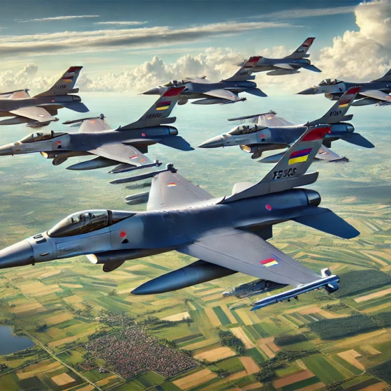 Ukraine Receives 6 F-16 Fighters from the Netherlands