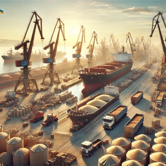 Ukraine Increases Grain Exports by 59.3% to 3.4 Million Tons in 2024/2025