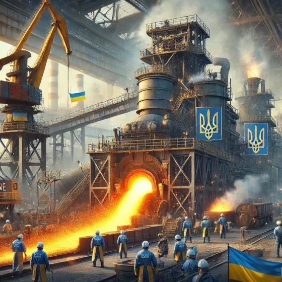 Ukraine’s Steel Production Surges by 33% in First Seven Months of 2024