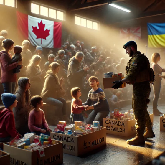 Canada to Provide $5.7 Million in Humanitarian Aid to Ukraine, Focusing on Children