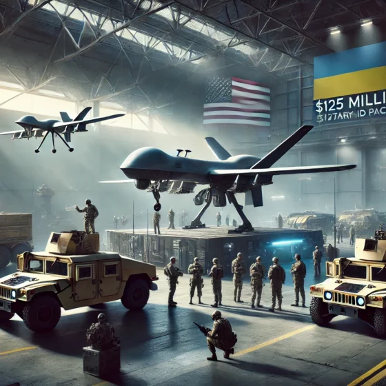 The US Announces New $125 Million Military Aid Package for Ukraine