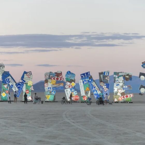 Ukrainian Installation “I’m Fine” Captivates Attendees at Burning Man Festival
