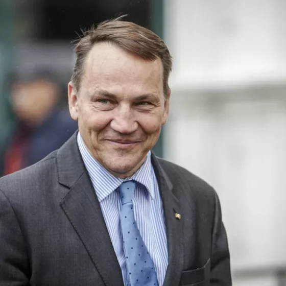 Polish Foreign Minister Radosław Sikorski Visits Ukraine and Meets with Lviv Mayor