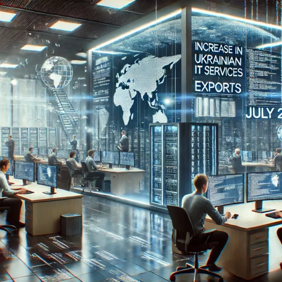 Increase in Ukrainian IT Services Exports in July 2024