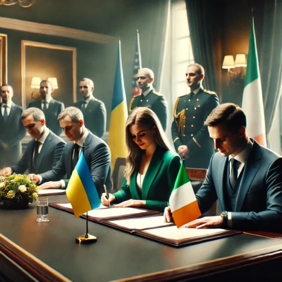 Ukraine and Ireland Sign Bilateral Security Agreement