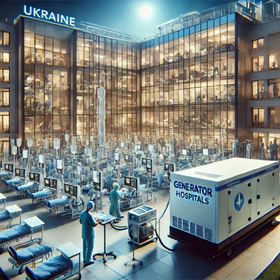 100% of Ukrainian Hospitals Equipped with Generators