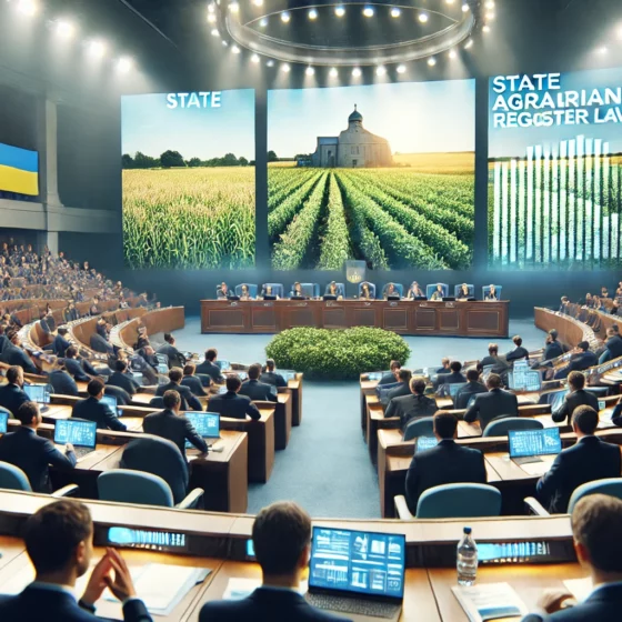 Ukrainian Parliament Adopts Law on State Agrarian Register