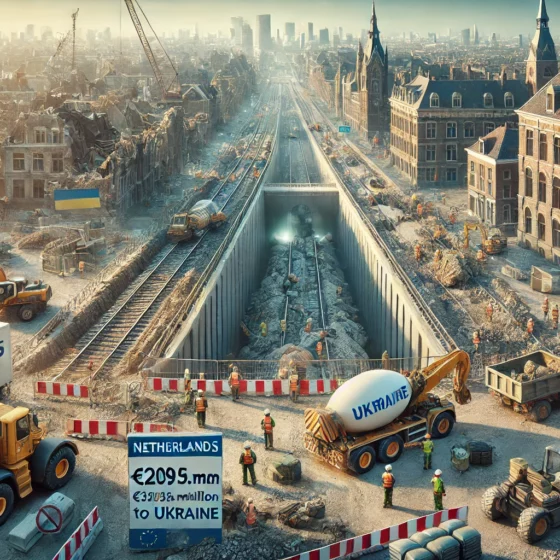 The Netherlands Allocates €209.5 Million to Ukraine for Critical Infrastructure Restoration