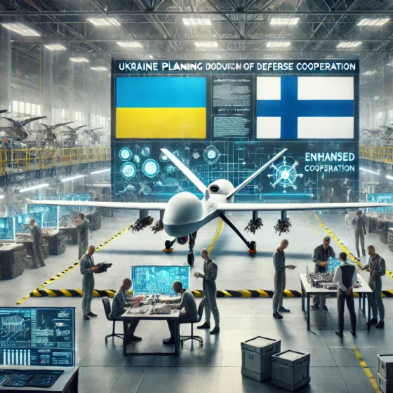 Ukraine and Finland Plan Joint Production of Drones Amid Enhanced Defense Cooperation