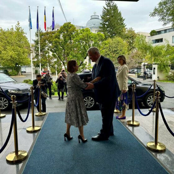 Sybiga Meets with Romanian Foreign Minister to Discuss Military Aid and Energy Sustainability