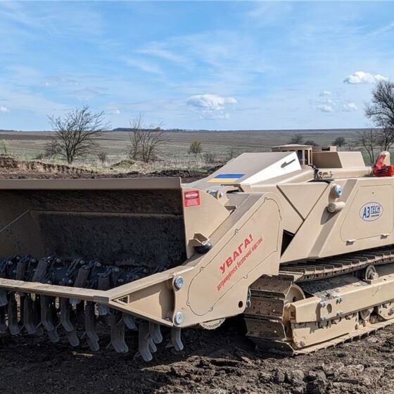 Ukraine Receives DOK-ING MV-4 Demining System from Croatia