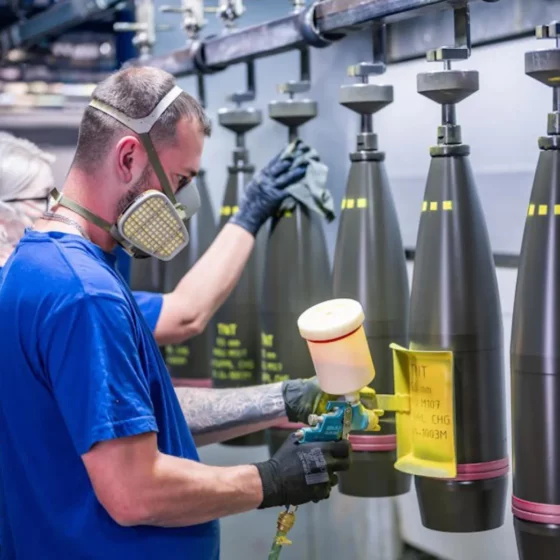 Ukrainian Armored Vehicles Partners with Czechoslovak Group to Produce 155mm Artillery Shells