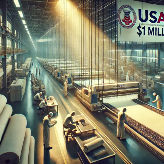 USAID Invests $1 Million in Ukrainian Carpet Manufacturer to Boost Textile Industry