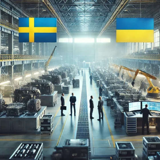Sweden Allocates €63 Million to Support Ukraine’s Military Production