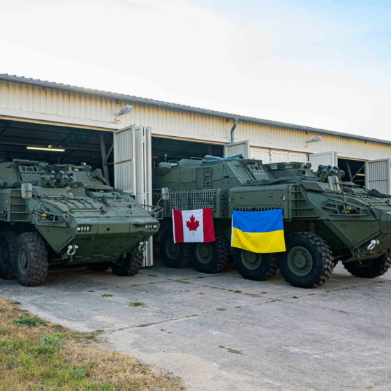 Canada Delivers ACSV Armored Vehicles to Ukraine