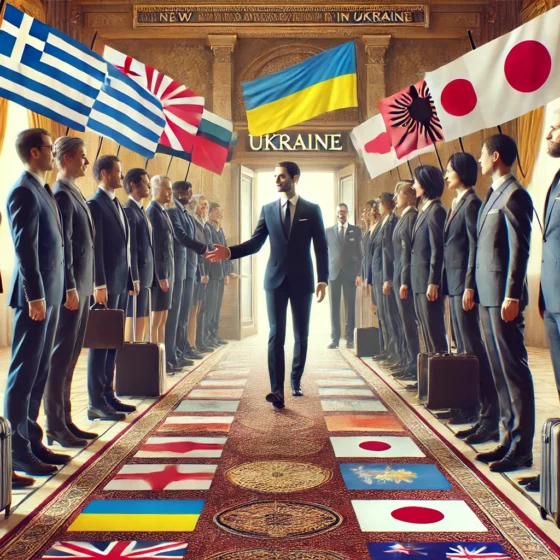 Four Countries Send New Ambassadors to Ukraine – List